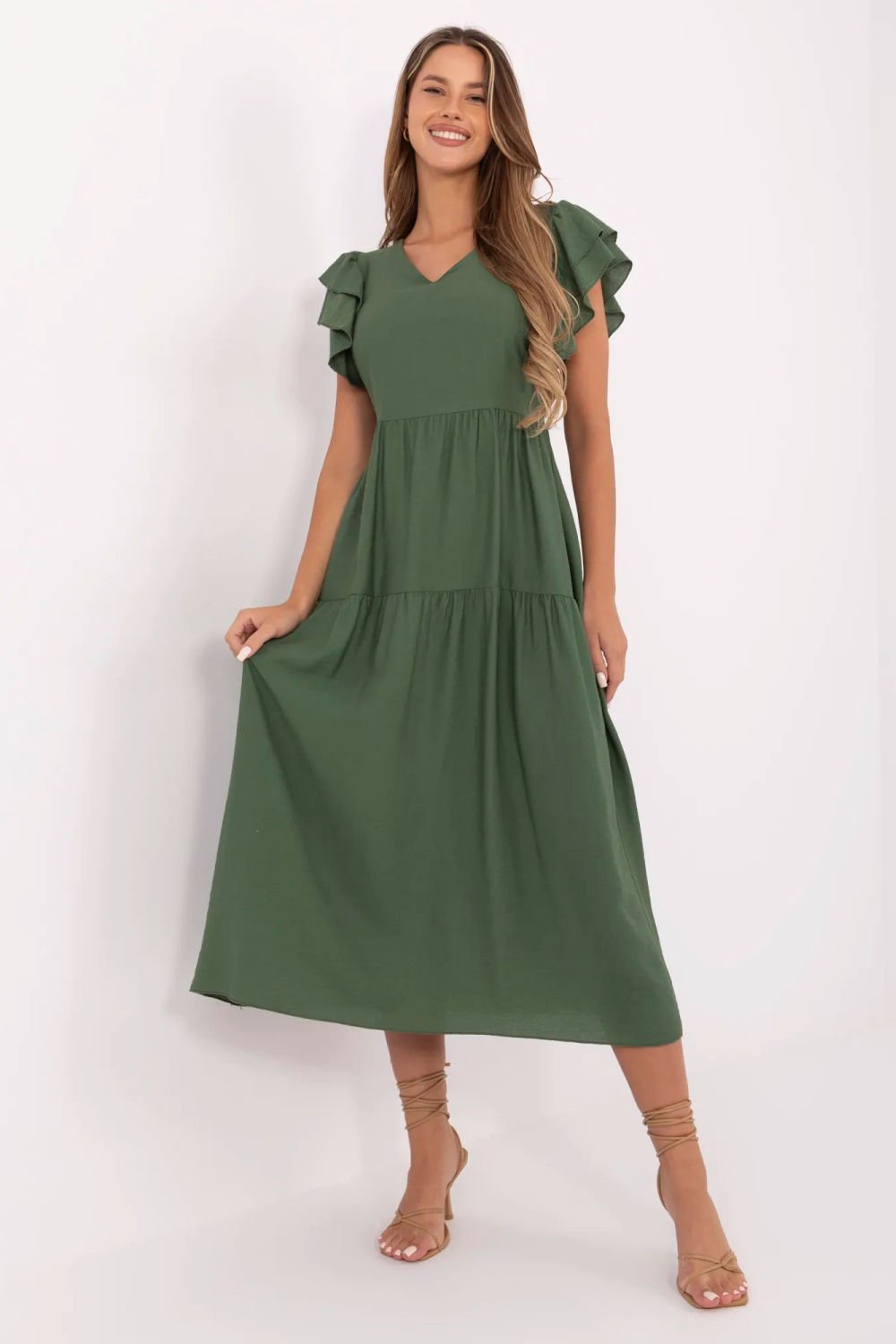 Image of Robe de jour verte