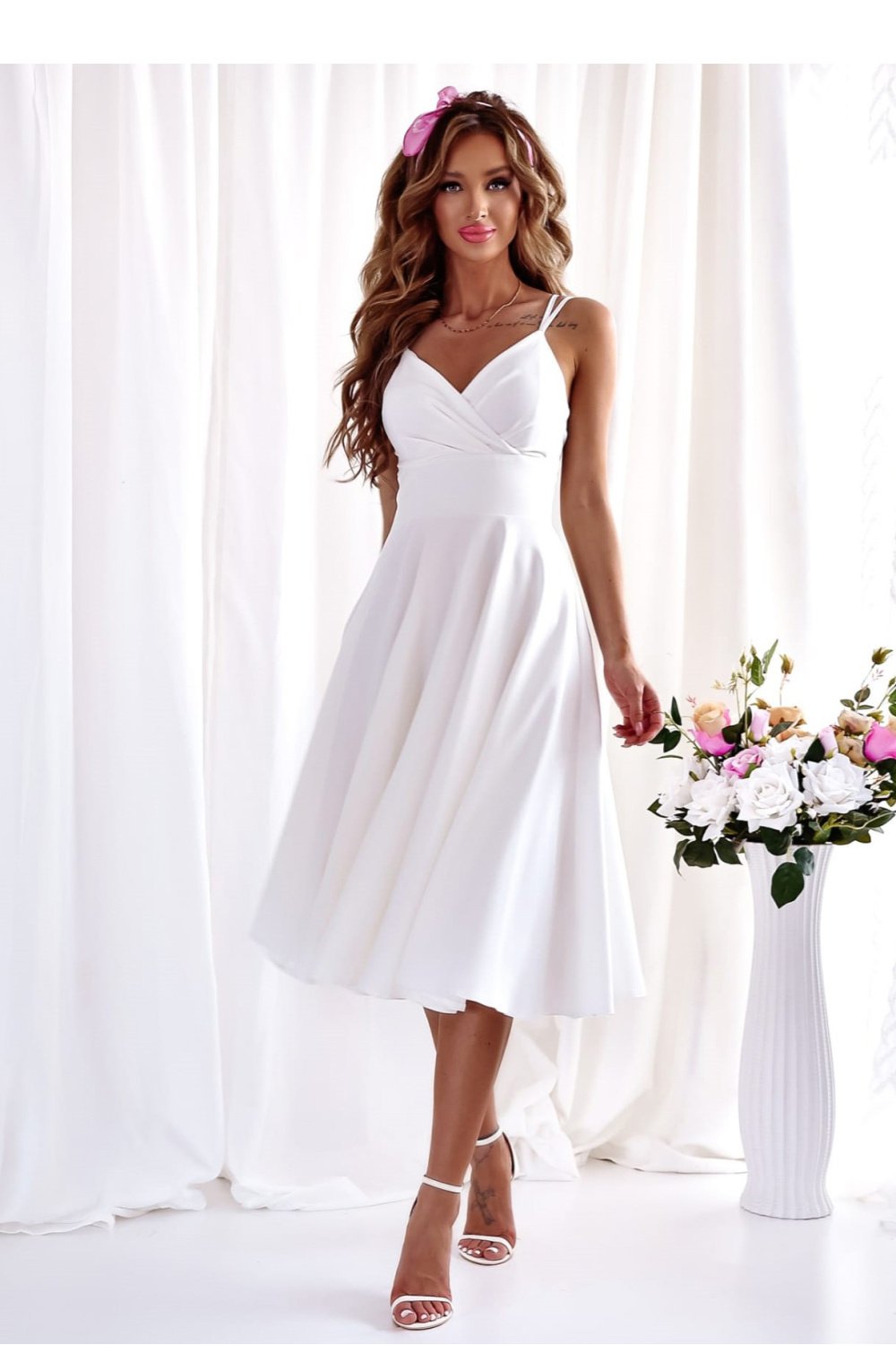 Image of Robe de soirée beige