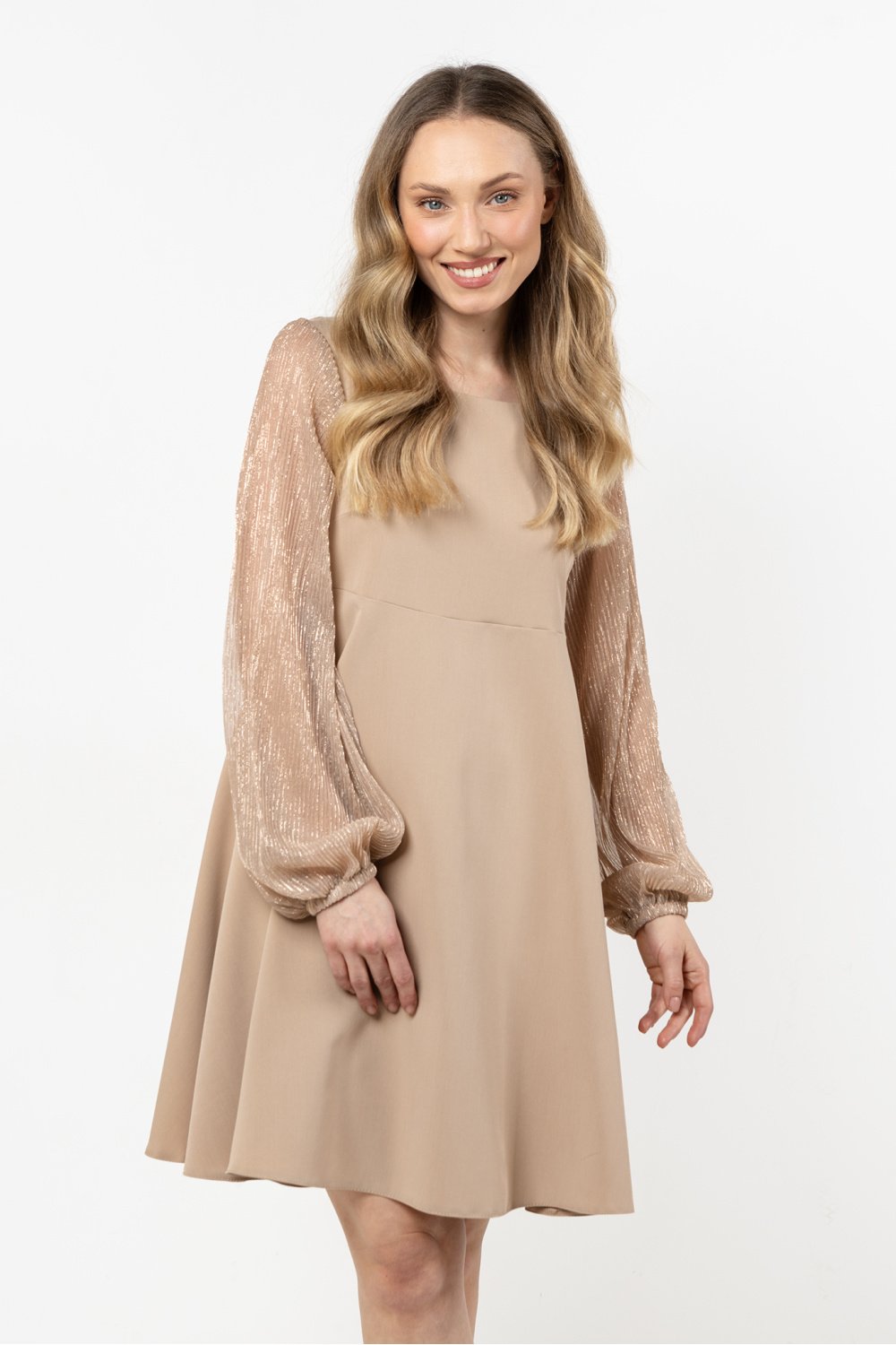 Image of Robe de soirée beige