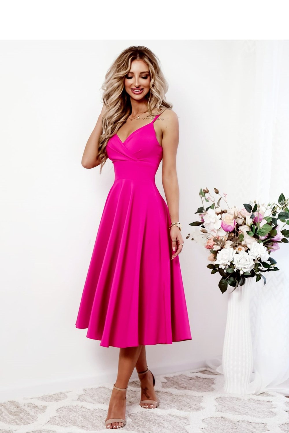 Image of Robe de soirée rosé