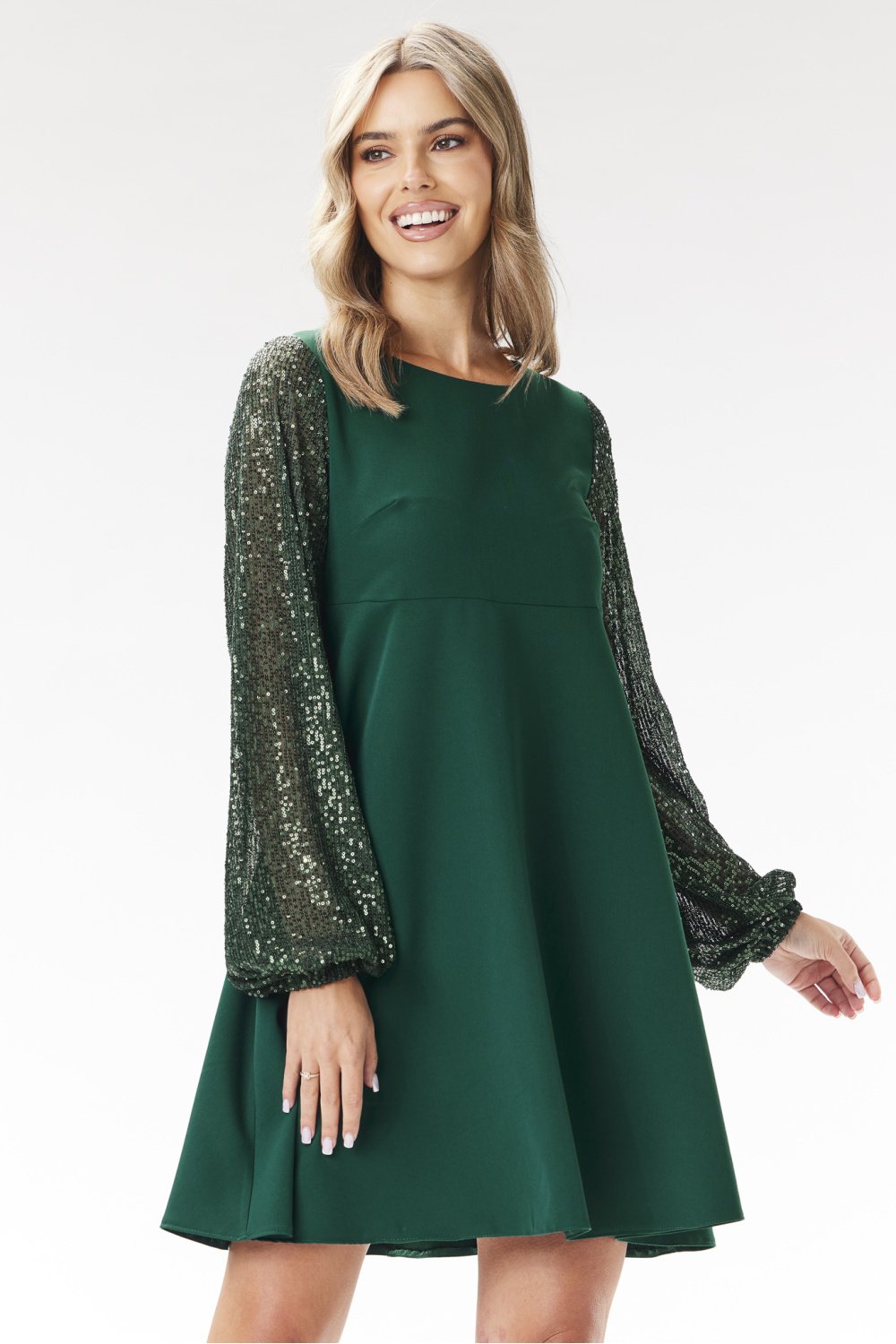 Image of Robe de soirée verte