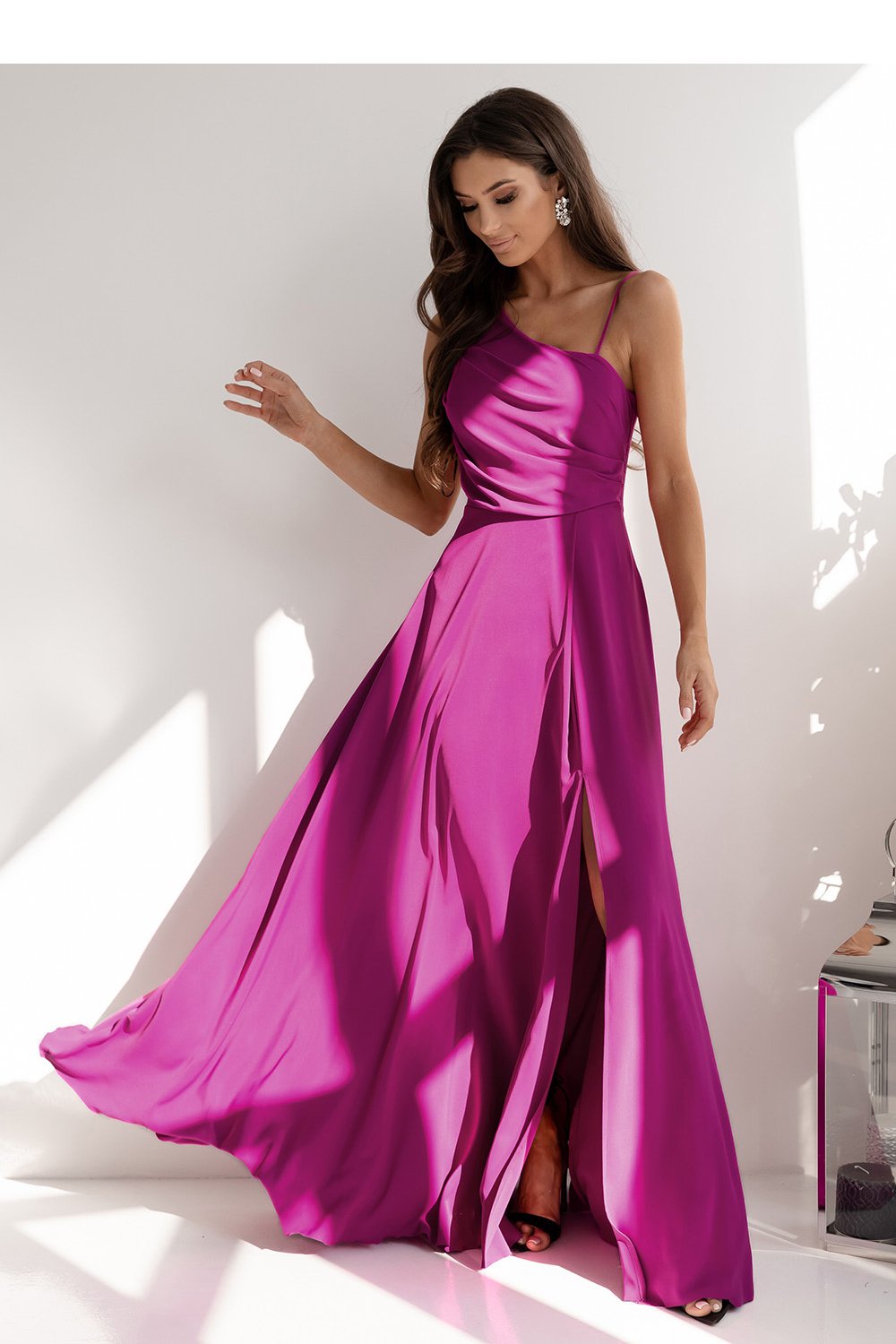 Image of Robe longue violette