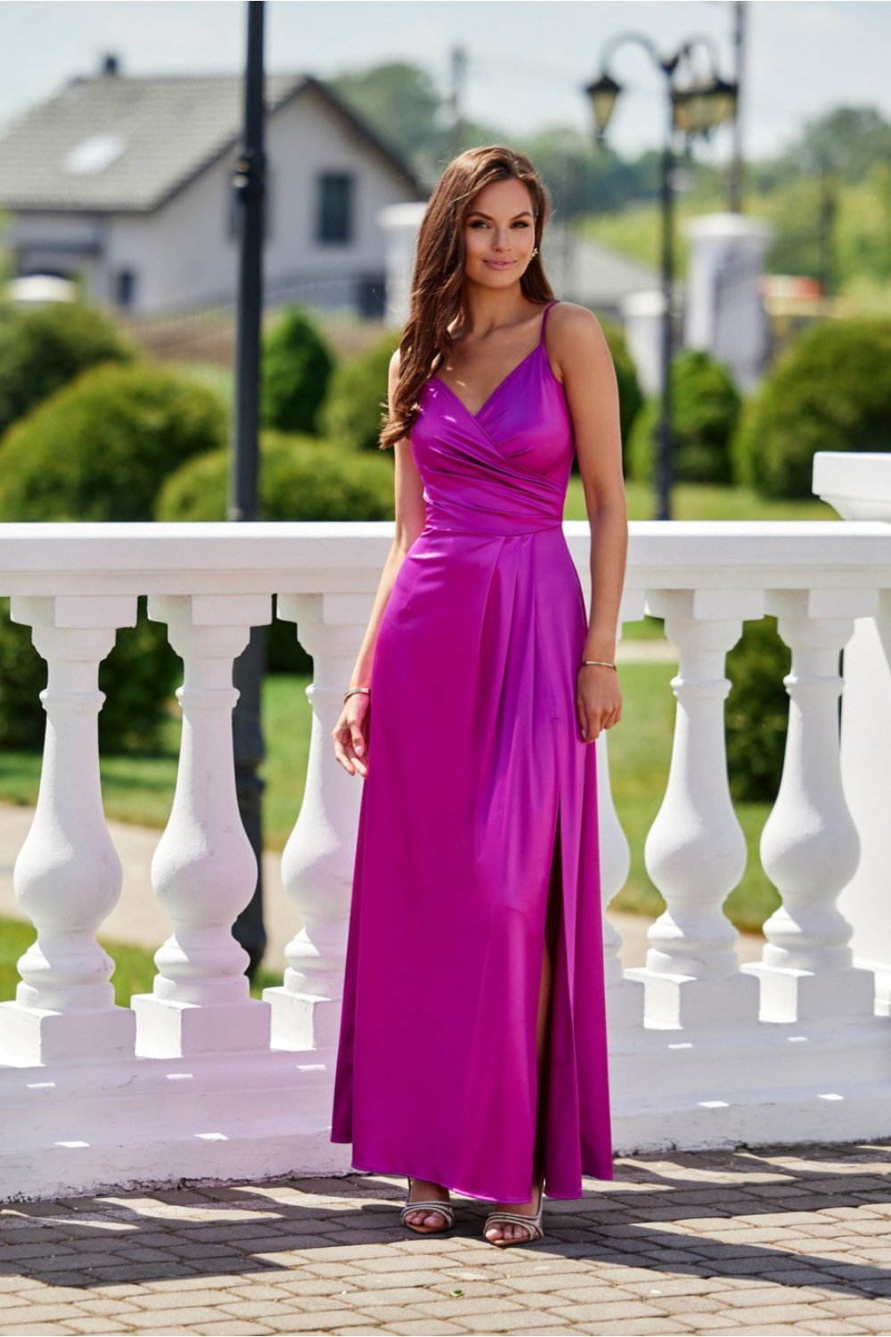 Image of Robe longue violette