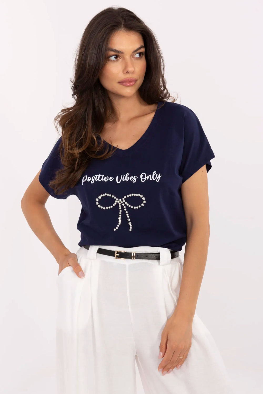 Image of T-shirt bleu marine