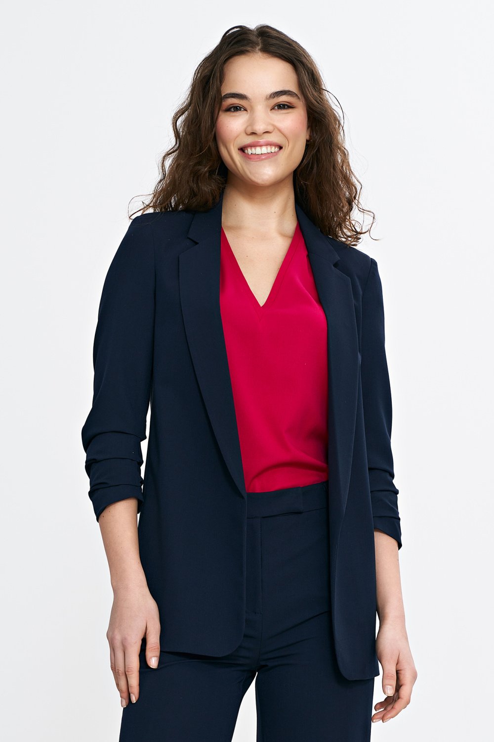 Image of Veste bleue marine