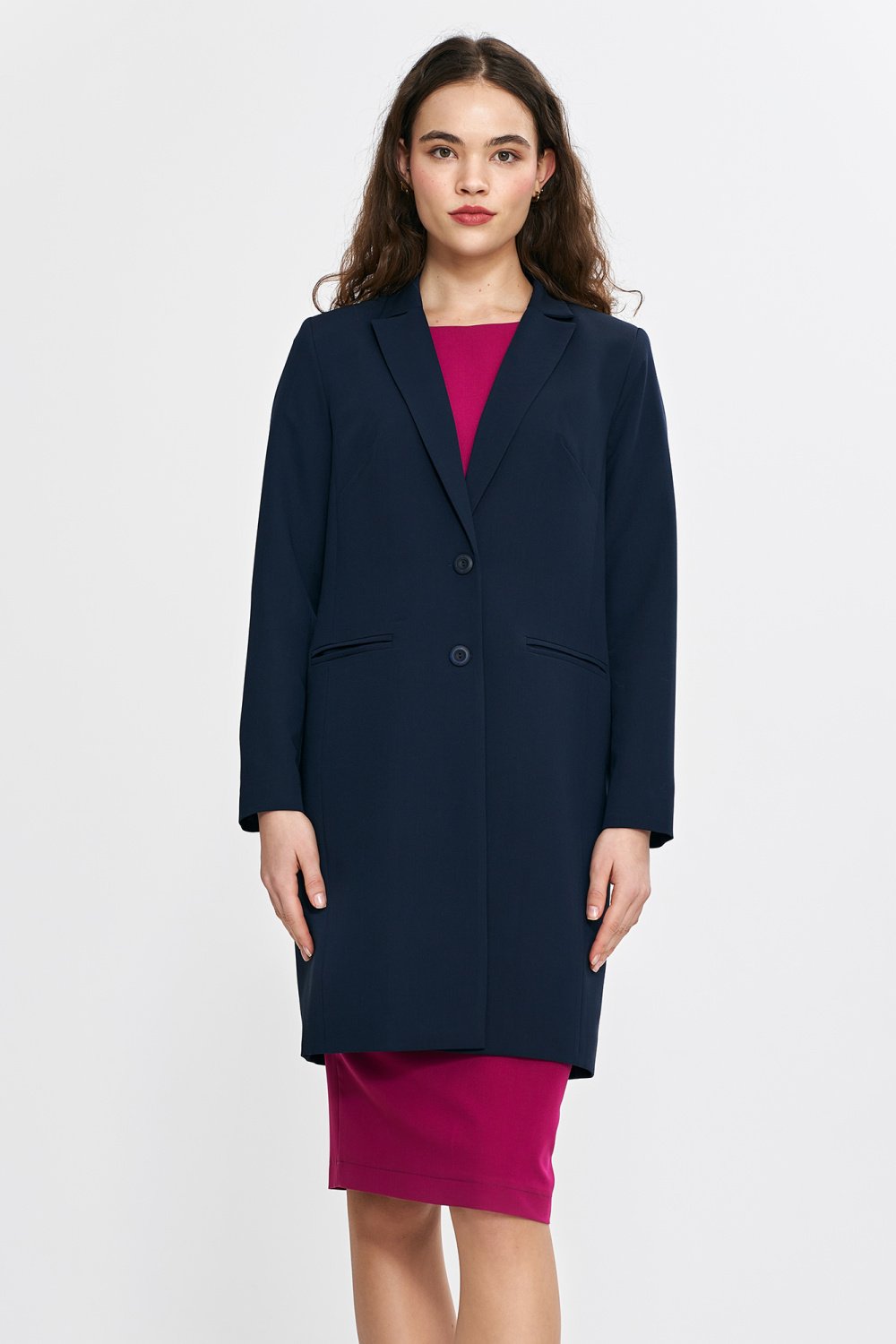 Image of Veste bleue marine