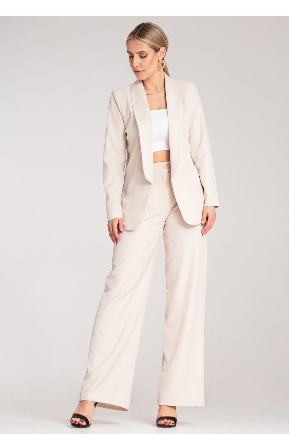 Image of Blazer femme beige