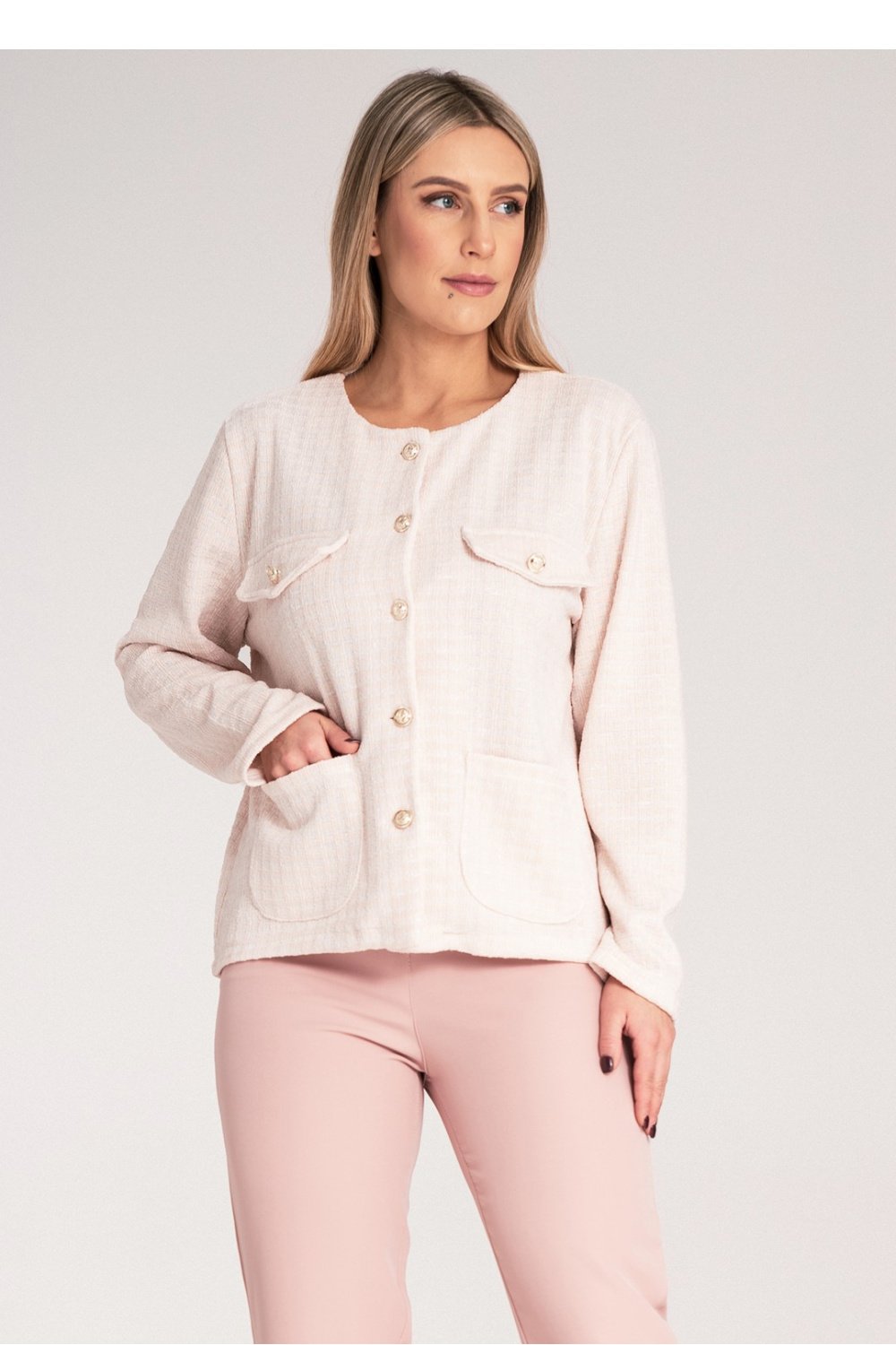 Image of Blazer femme beige