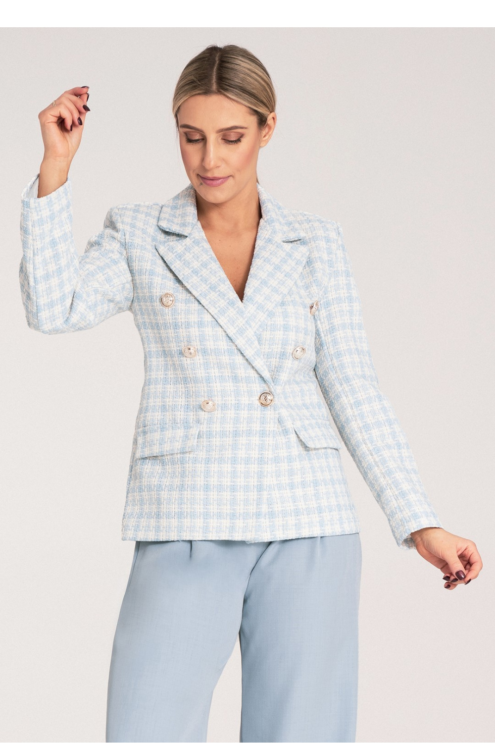 Image of Blazer femme bleu