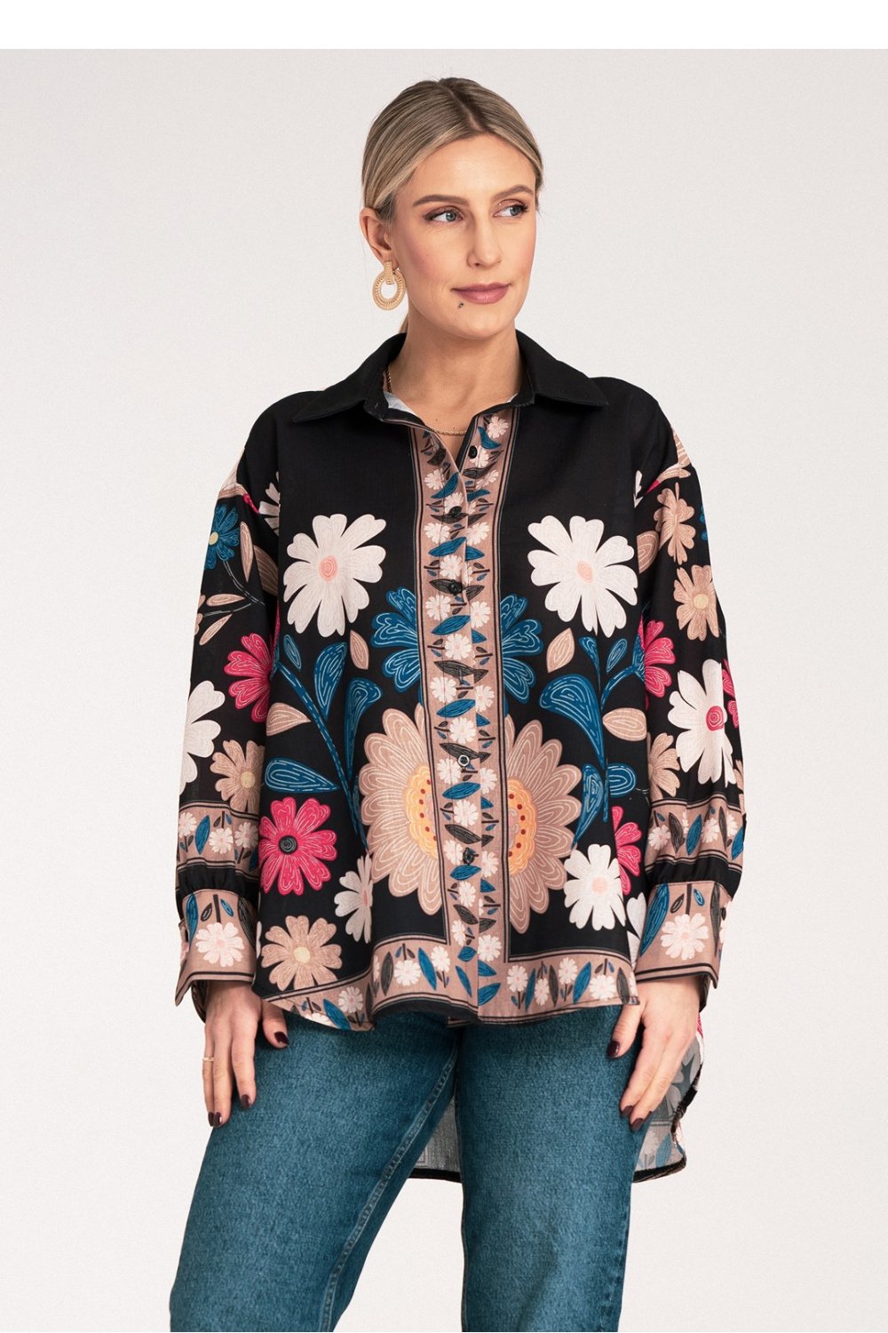 Image of Chemise manche longue noire