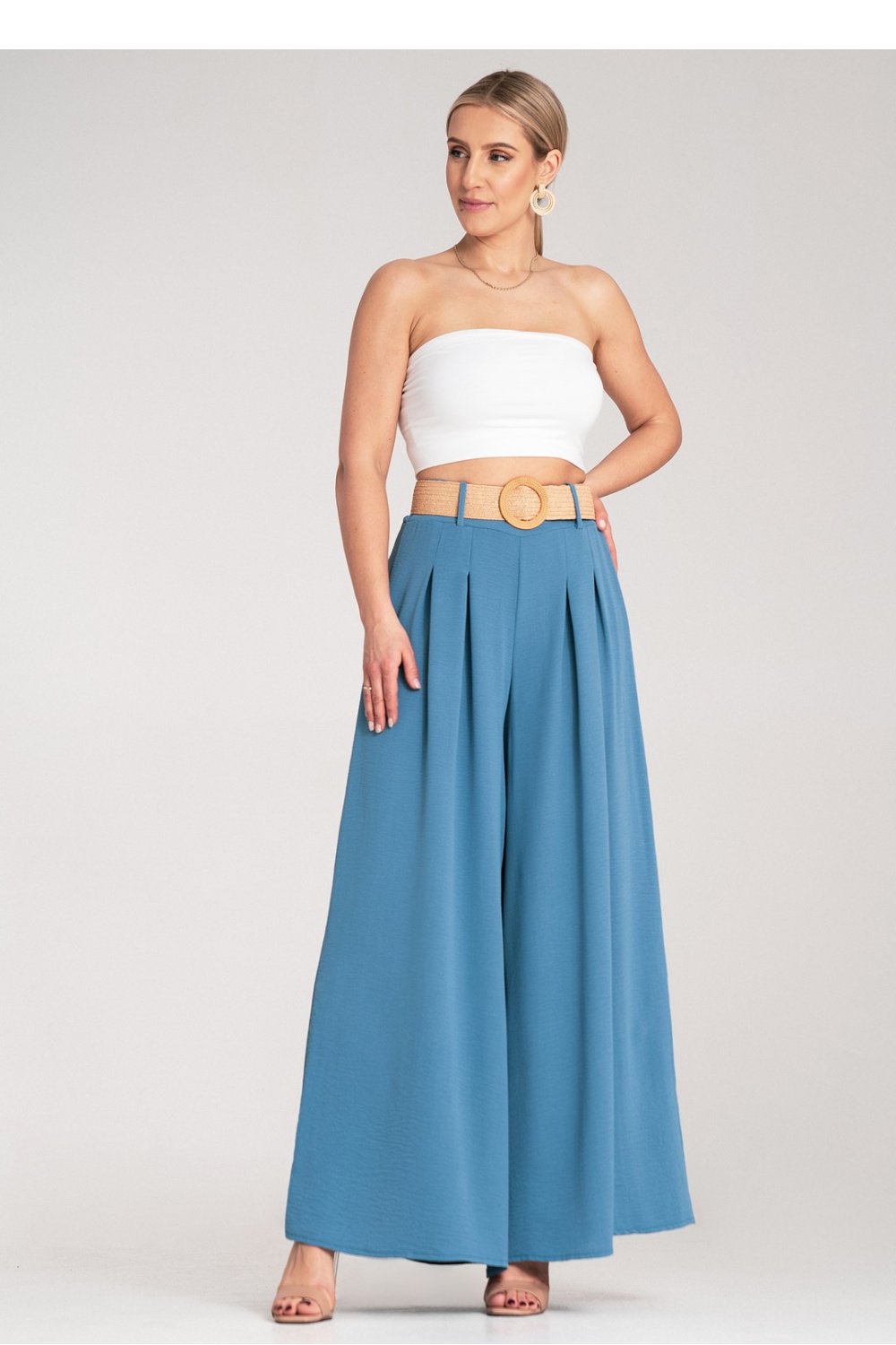 Image of Pantalon femme bleu