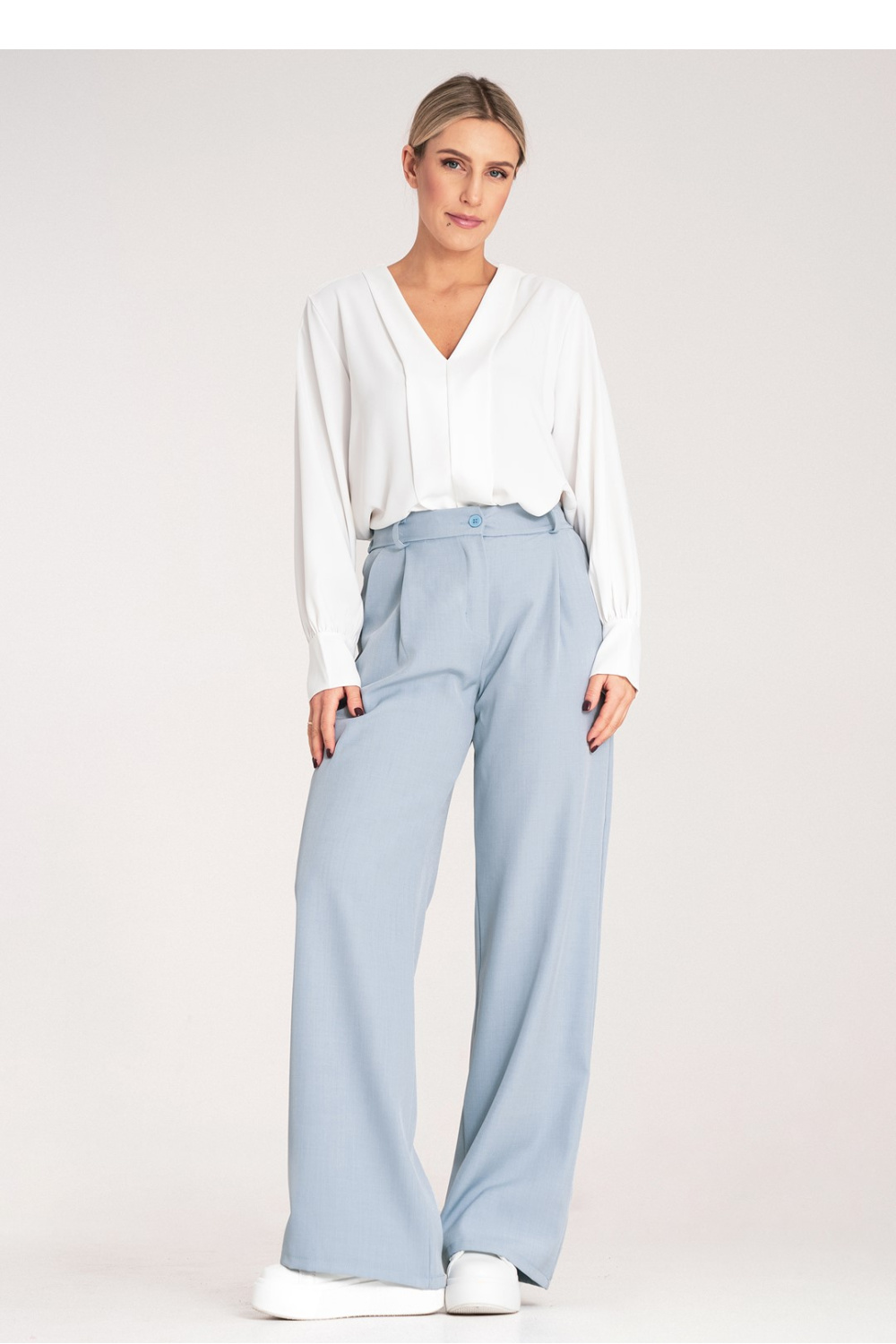Image of Pantalon femme bleu
