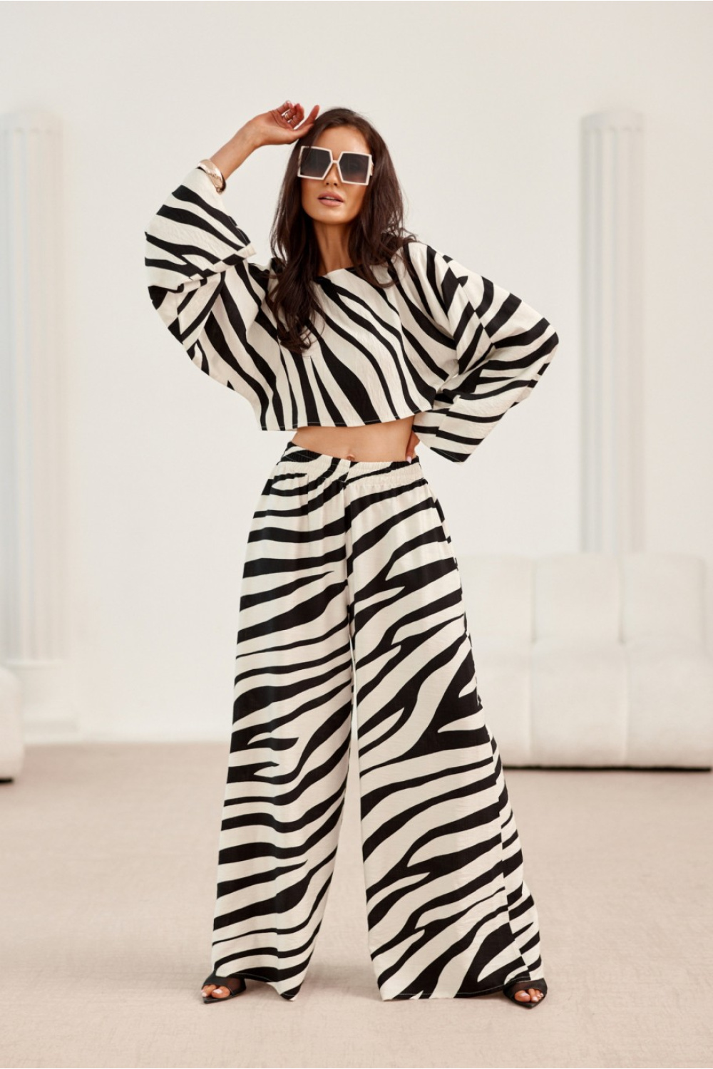 Image of Pantalon femme multicouleur