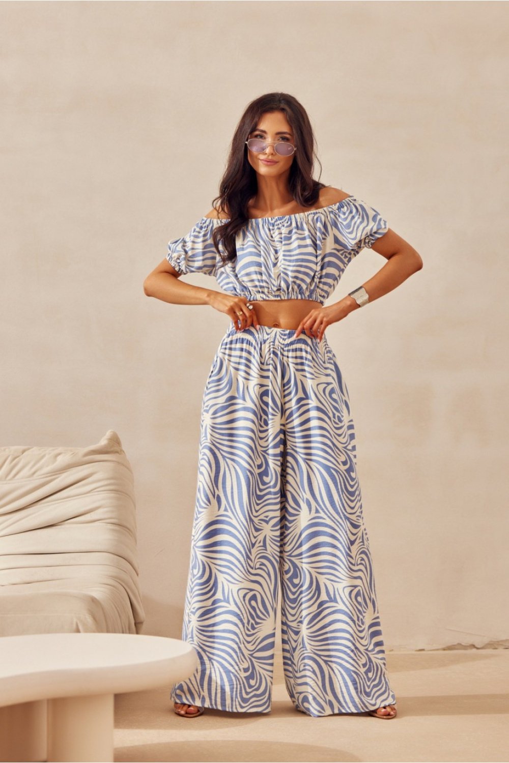 Image of Pantalon femme multicouleur