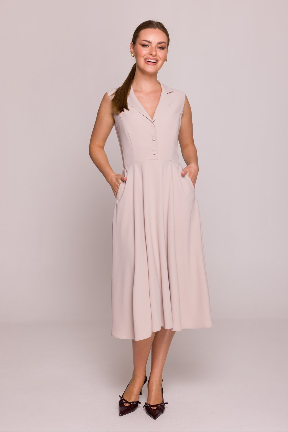 Image of Robe de cocktail beige