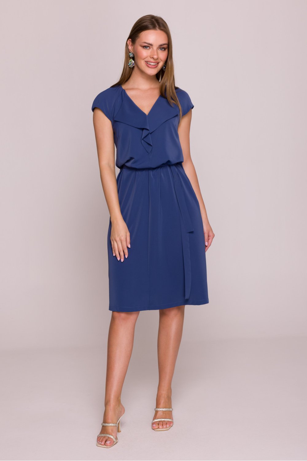 Image of Robe de cocktail bleue