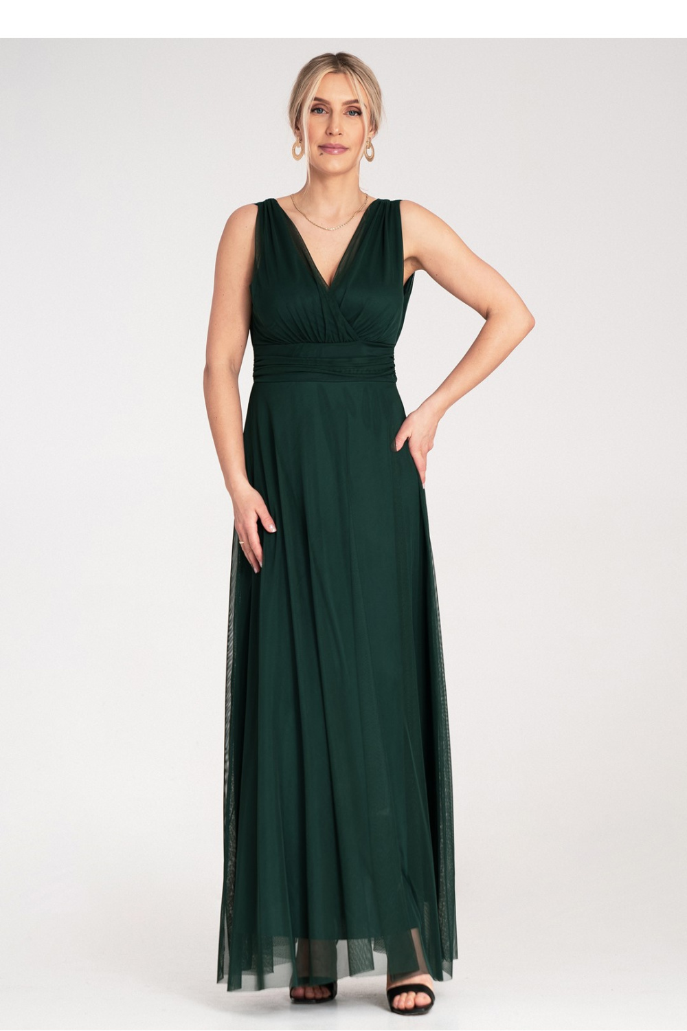 Image of Robe de cocktail verte
