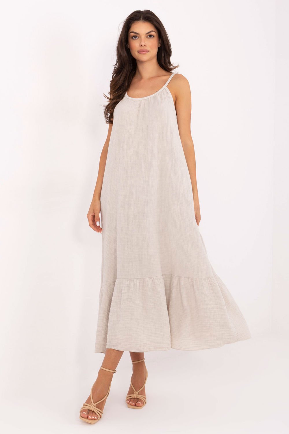 Image of Robe de jour beige