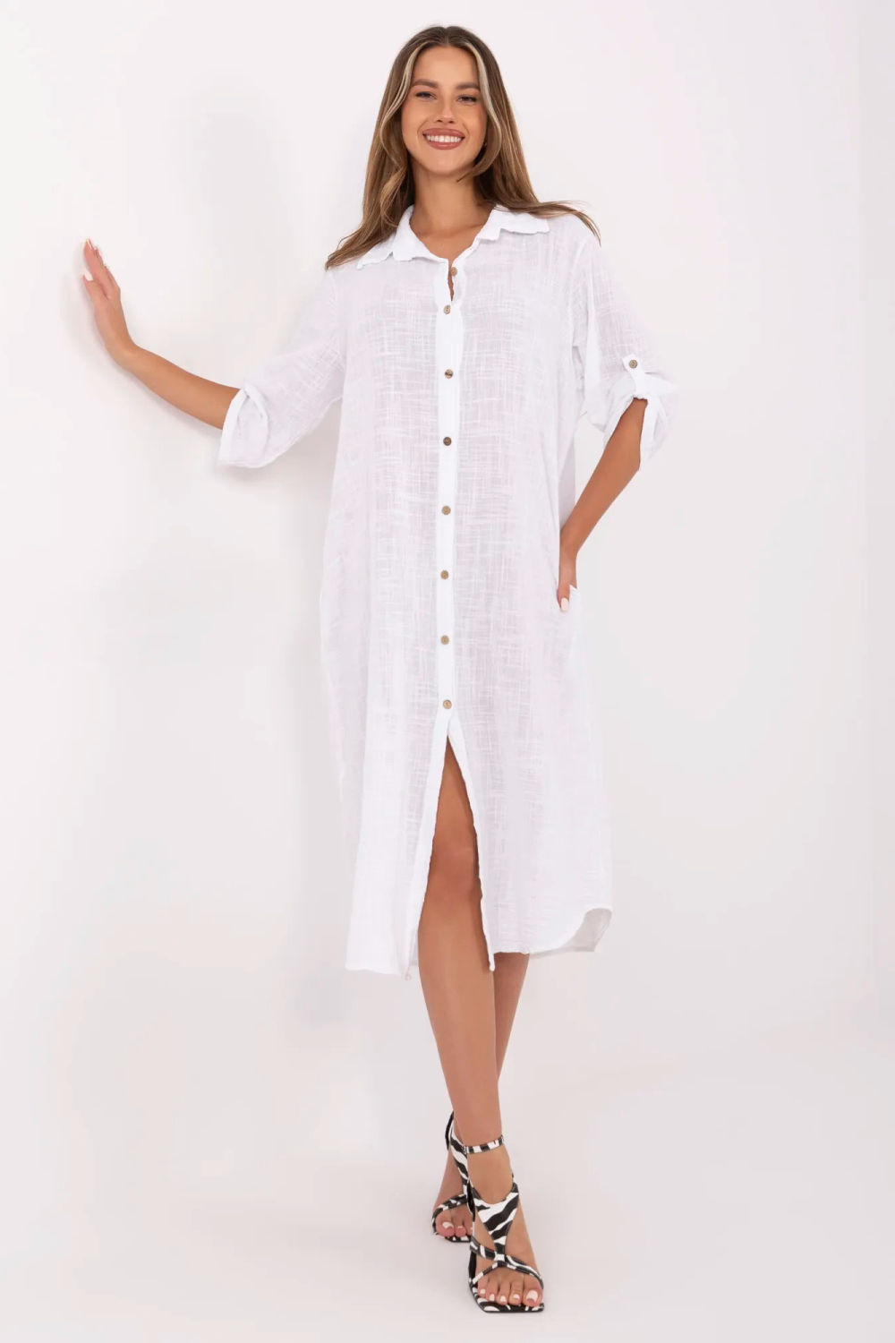 Image of Robe de jour blanche