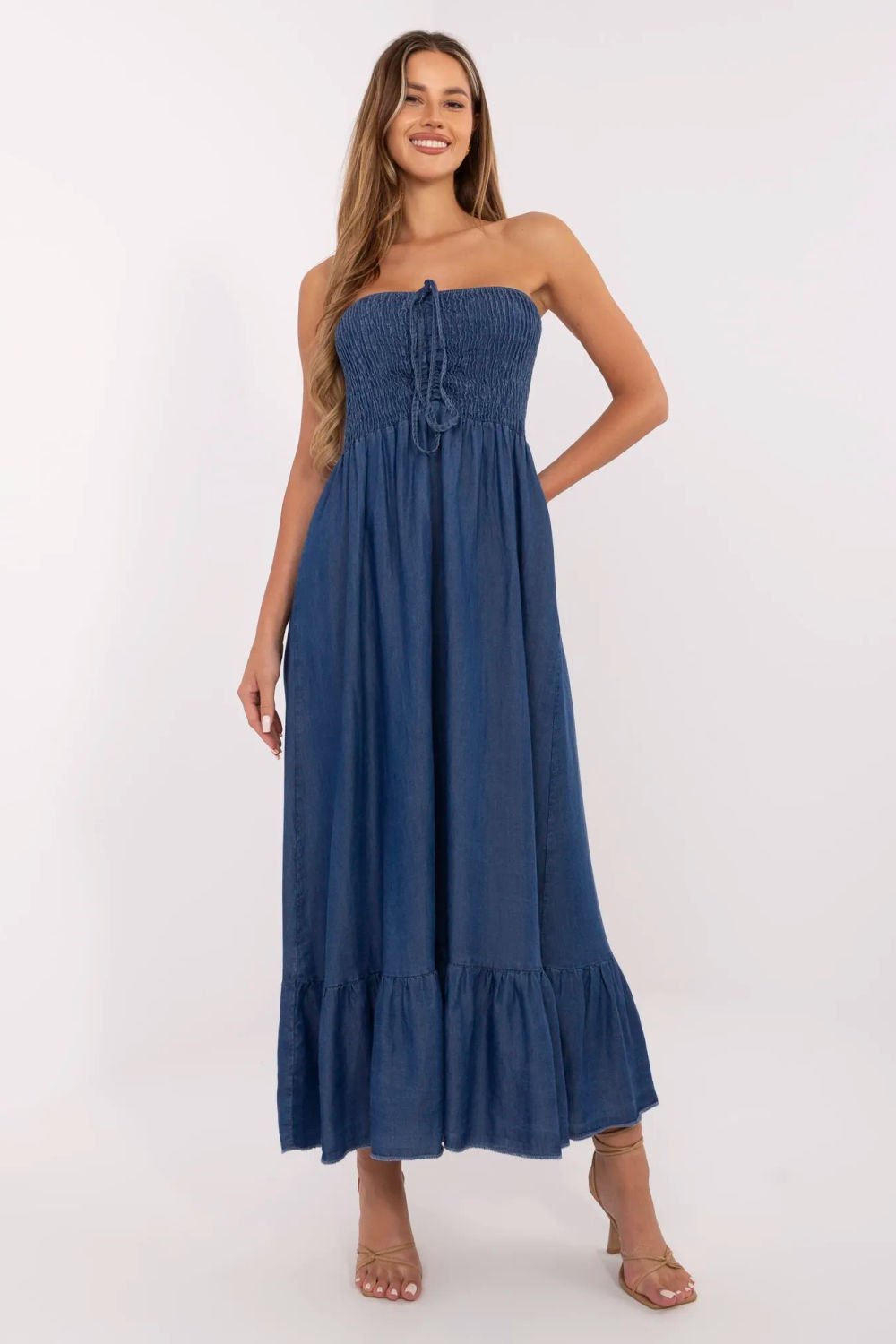 Image of Robe de jour bleue