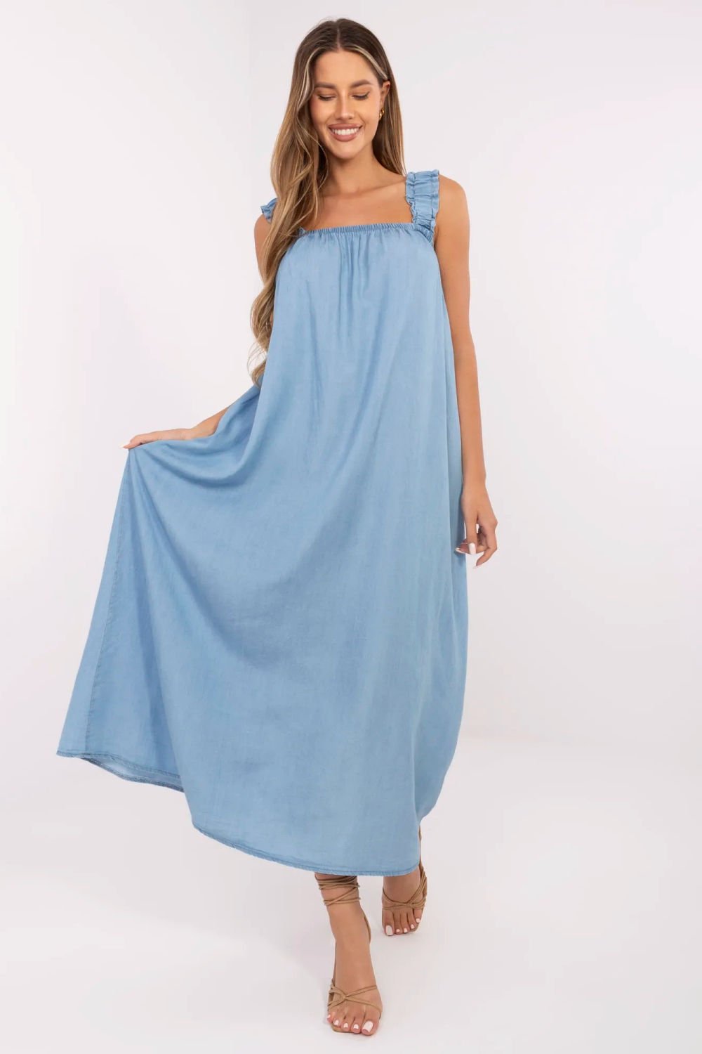 Image of Robe de jour bleue