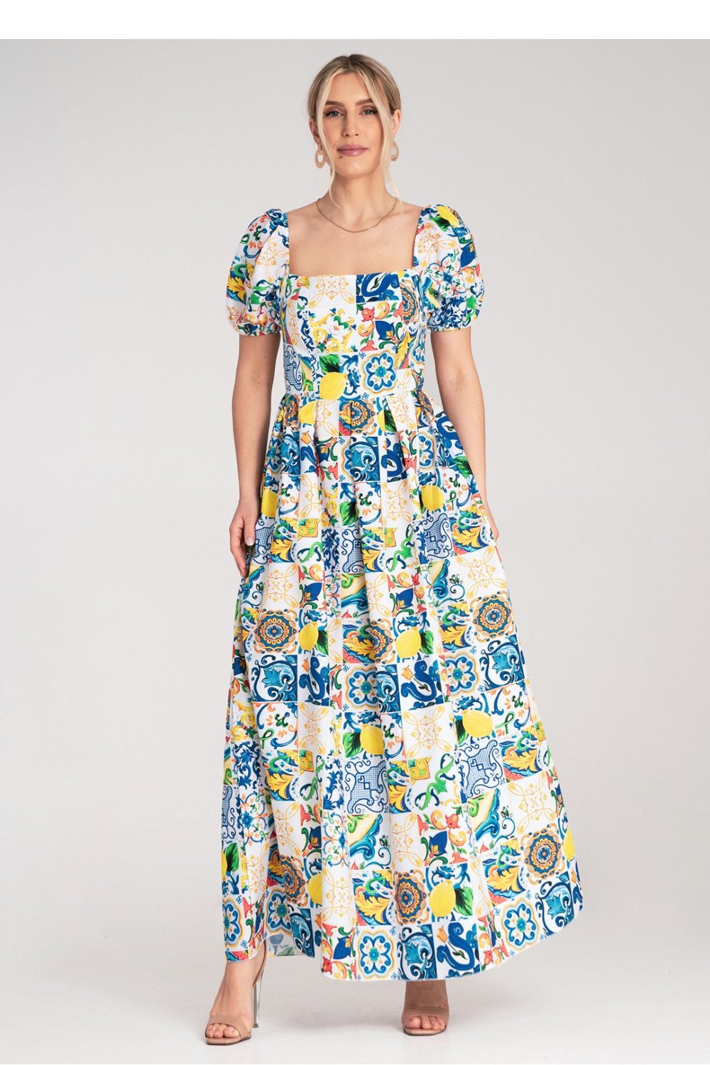 Image of Robe de jour bleue