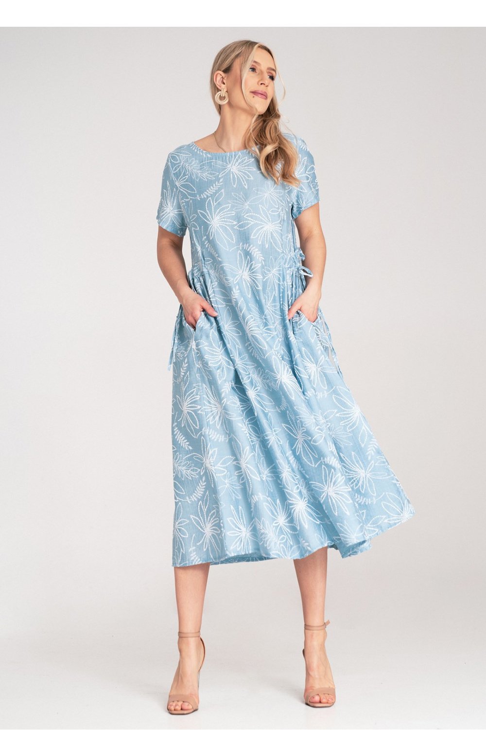 Image of Robe de jour bleue