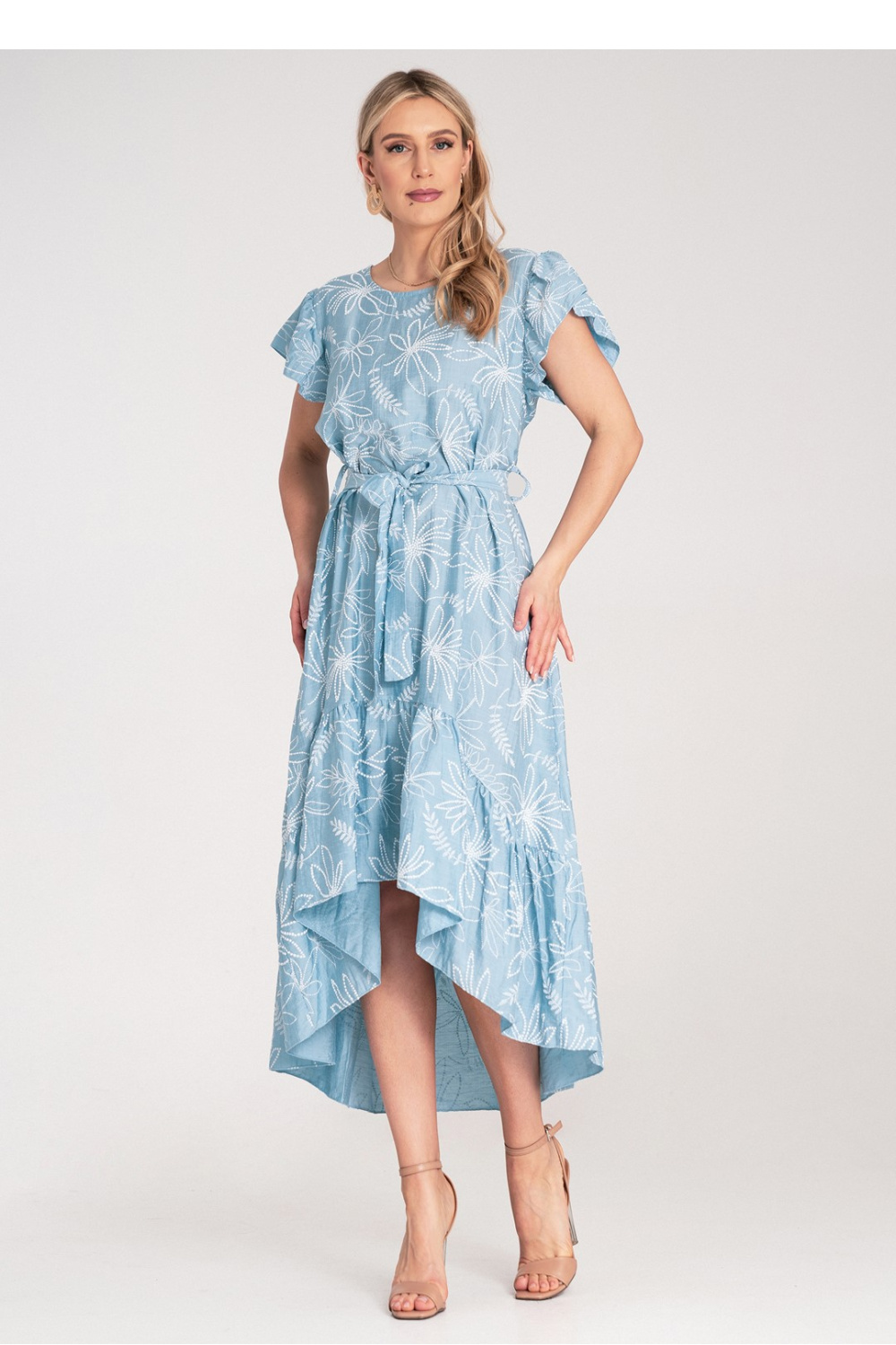 Image of Robe de jour bleue