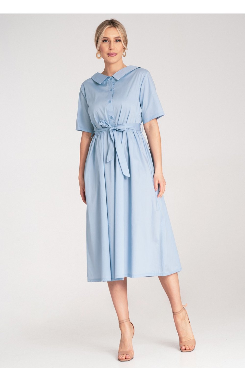 Image of Robe de jour bleue