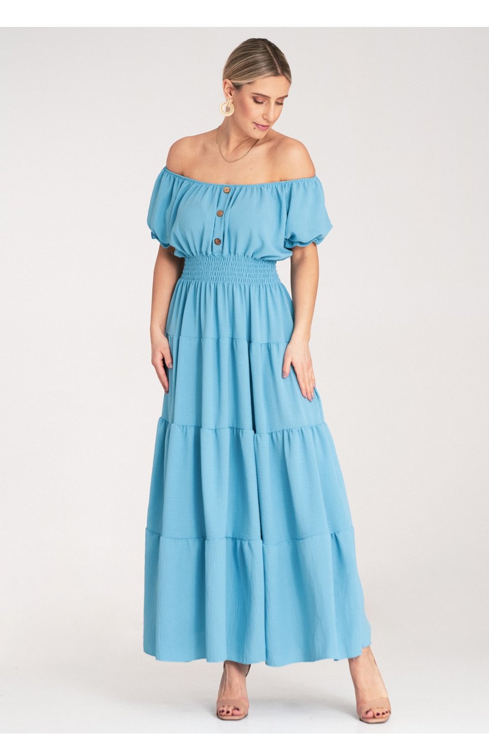 Image of Robe de jour bleue