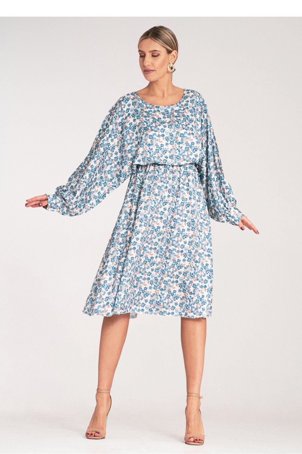 Image of Robe de jour bleue