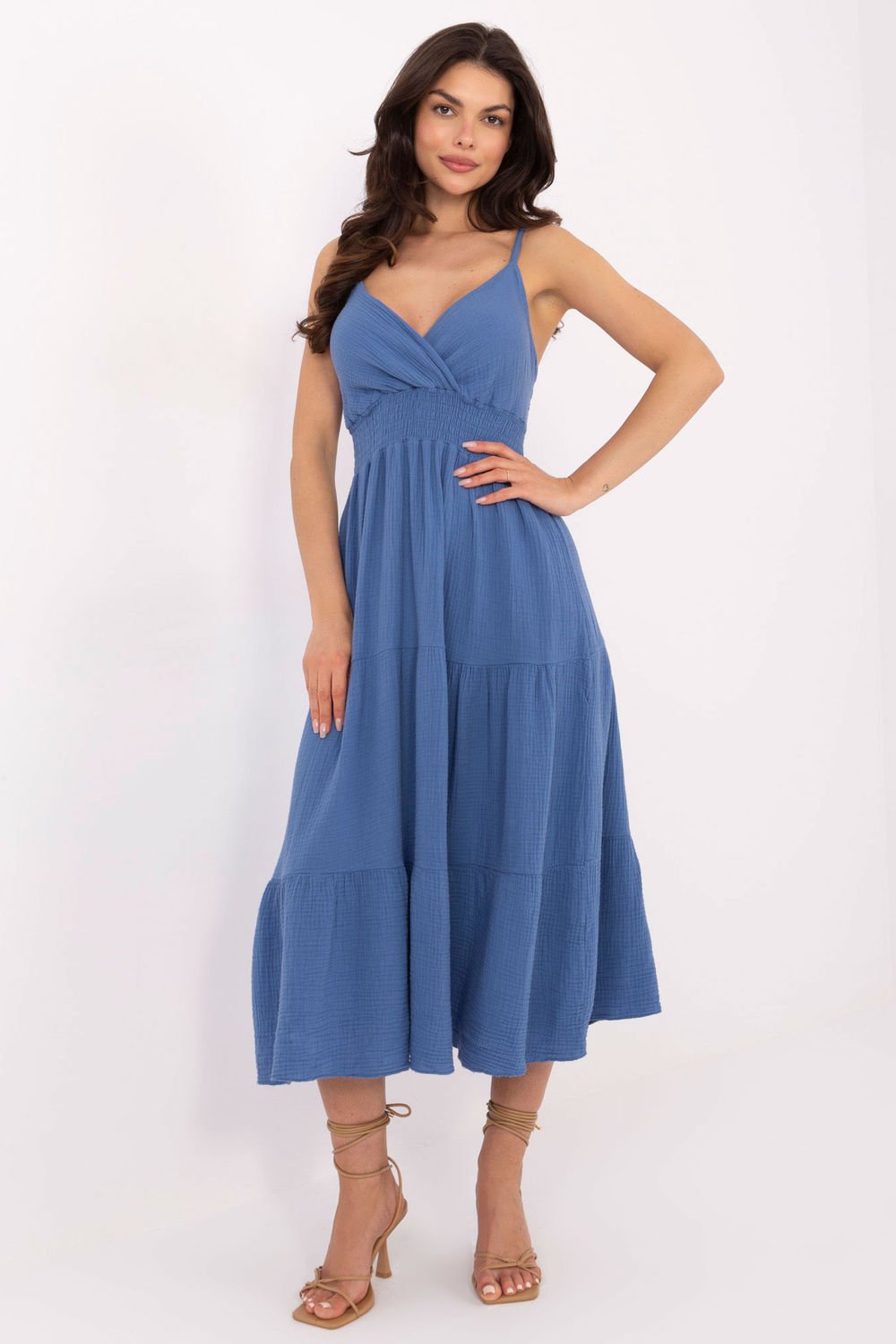 Image of Robe de jour bleue