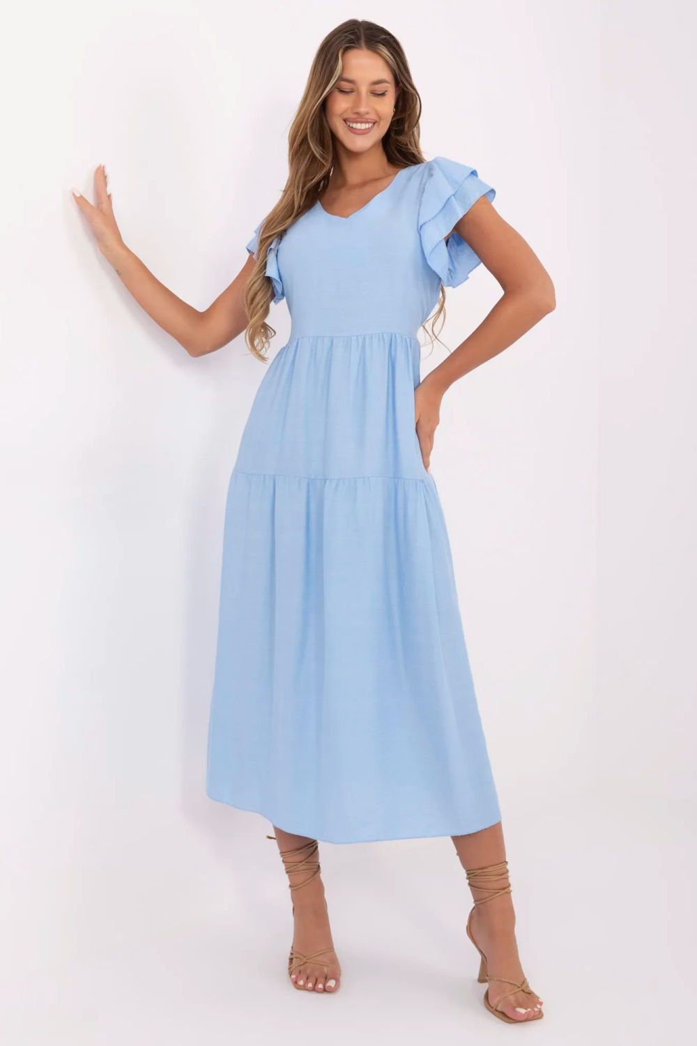 Image of Robe de jour bleue