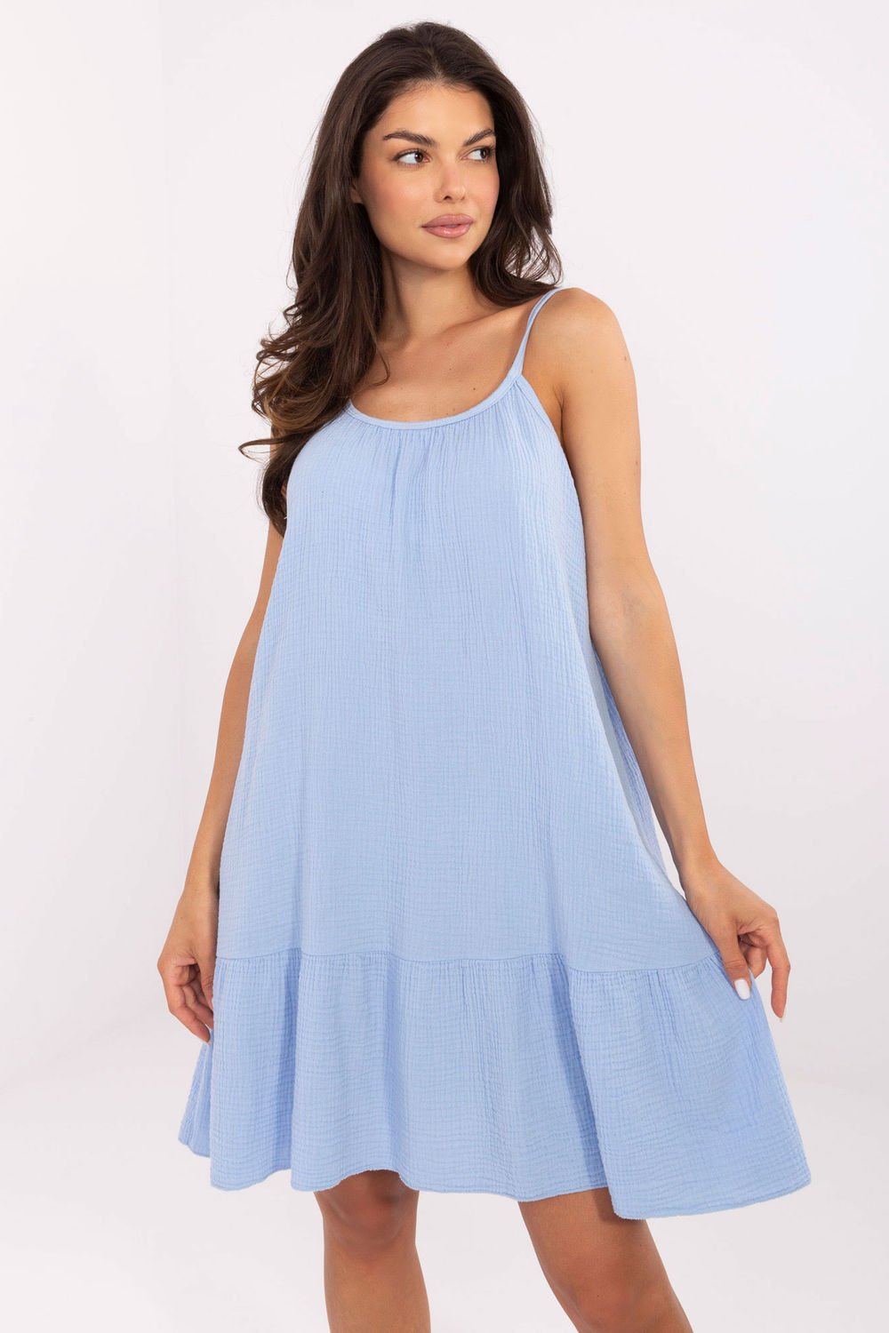 Image of Robe de jour bleue
