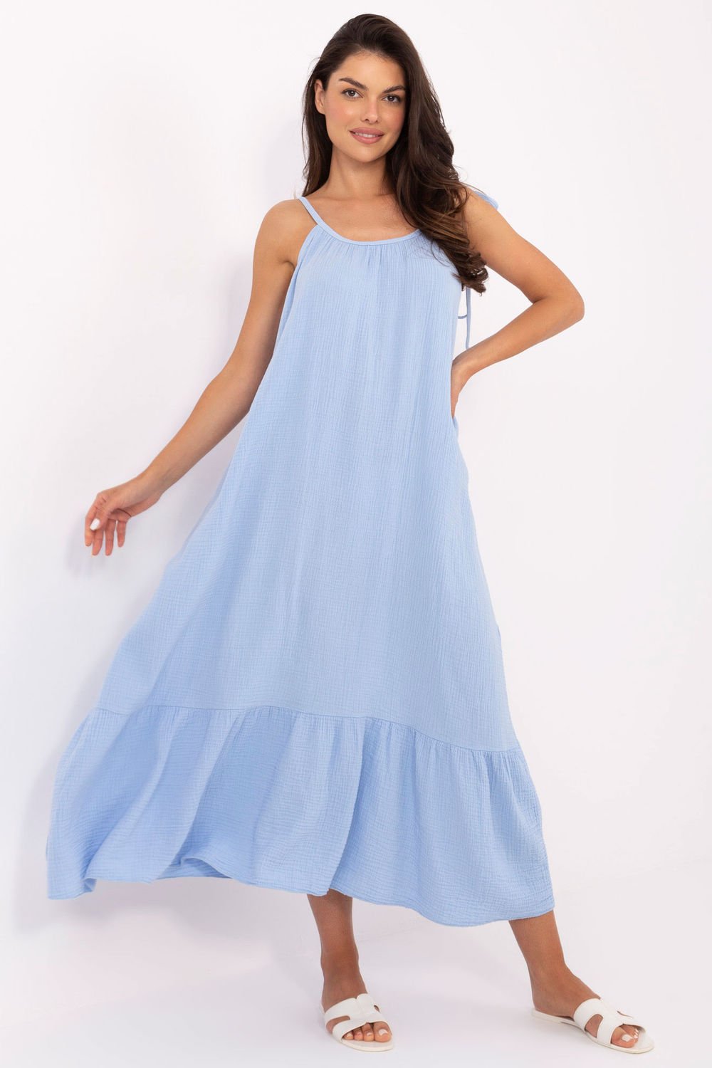Image of Robe de jour bleue