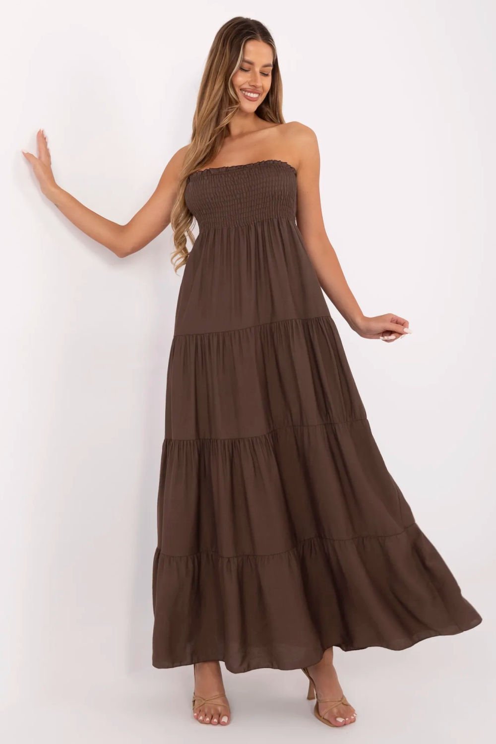 Image of Robe de jour brune