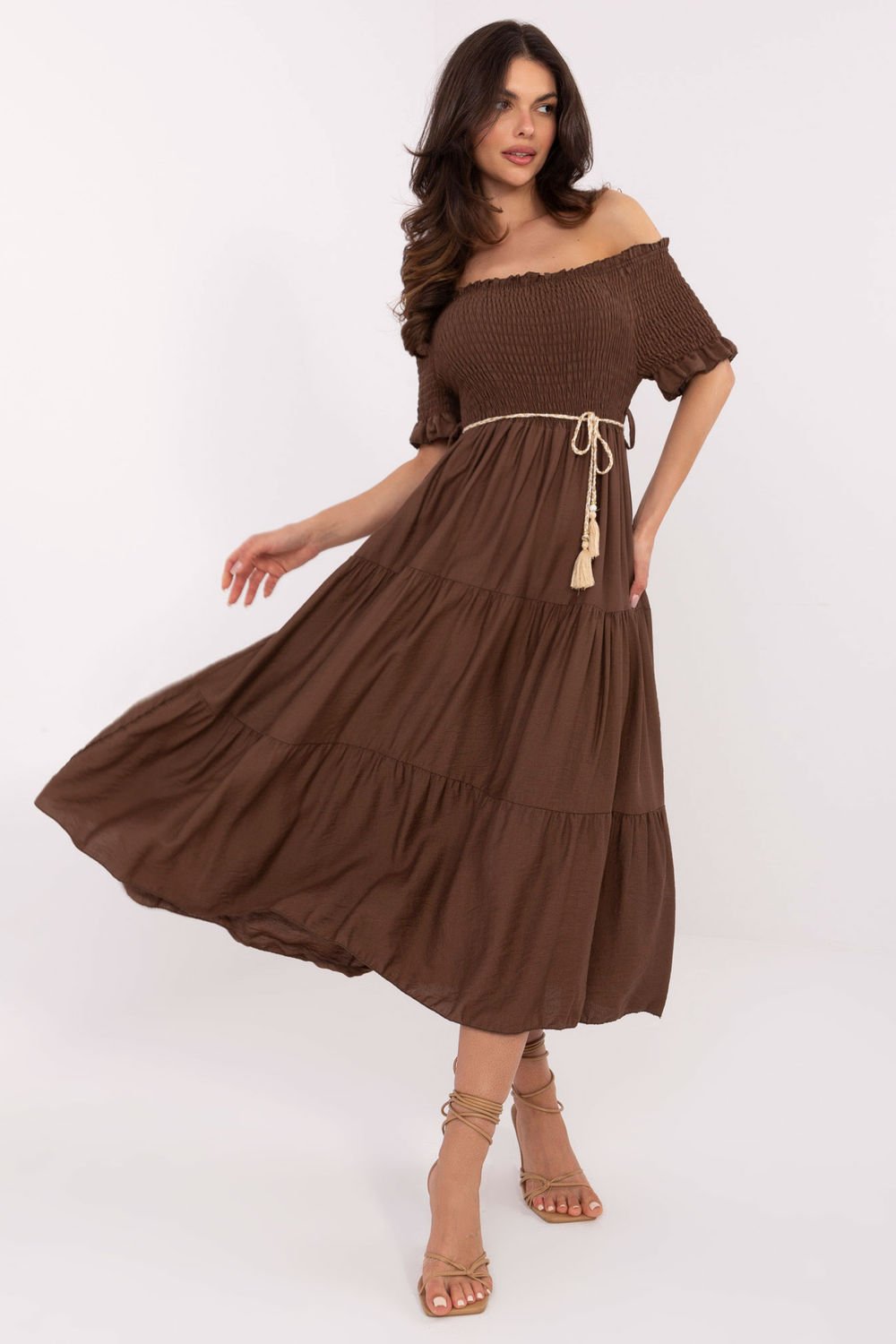 Image of Robe de jour brune