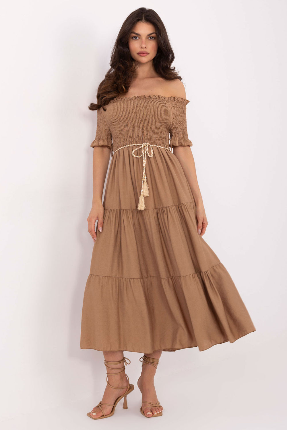 Image of Robe de jour brune