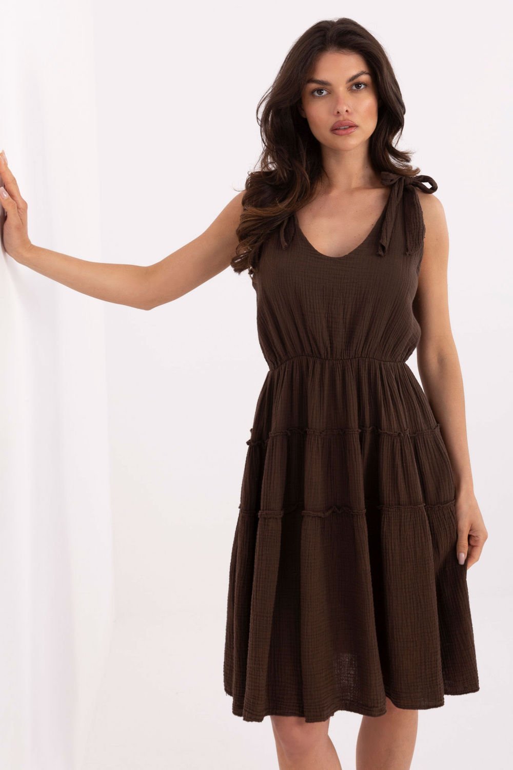 Image of Robe de jour brune