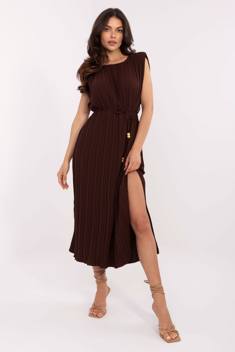 Image of Robe de jour brune