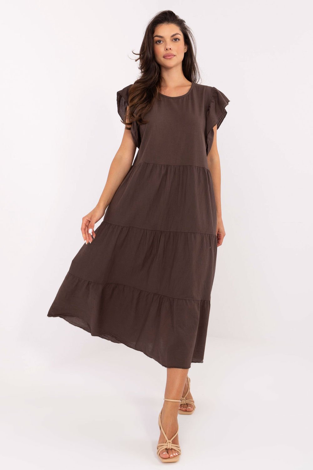 Image of Robe de jour brune