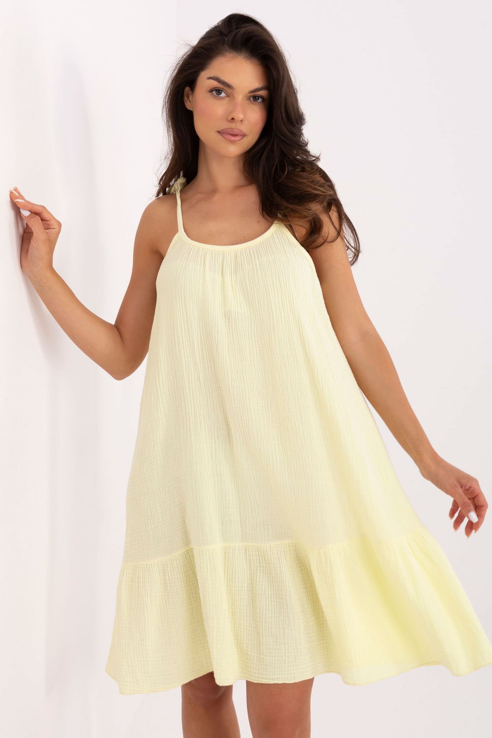 Image of Robe de jour jaune