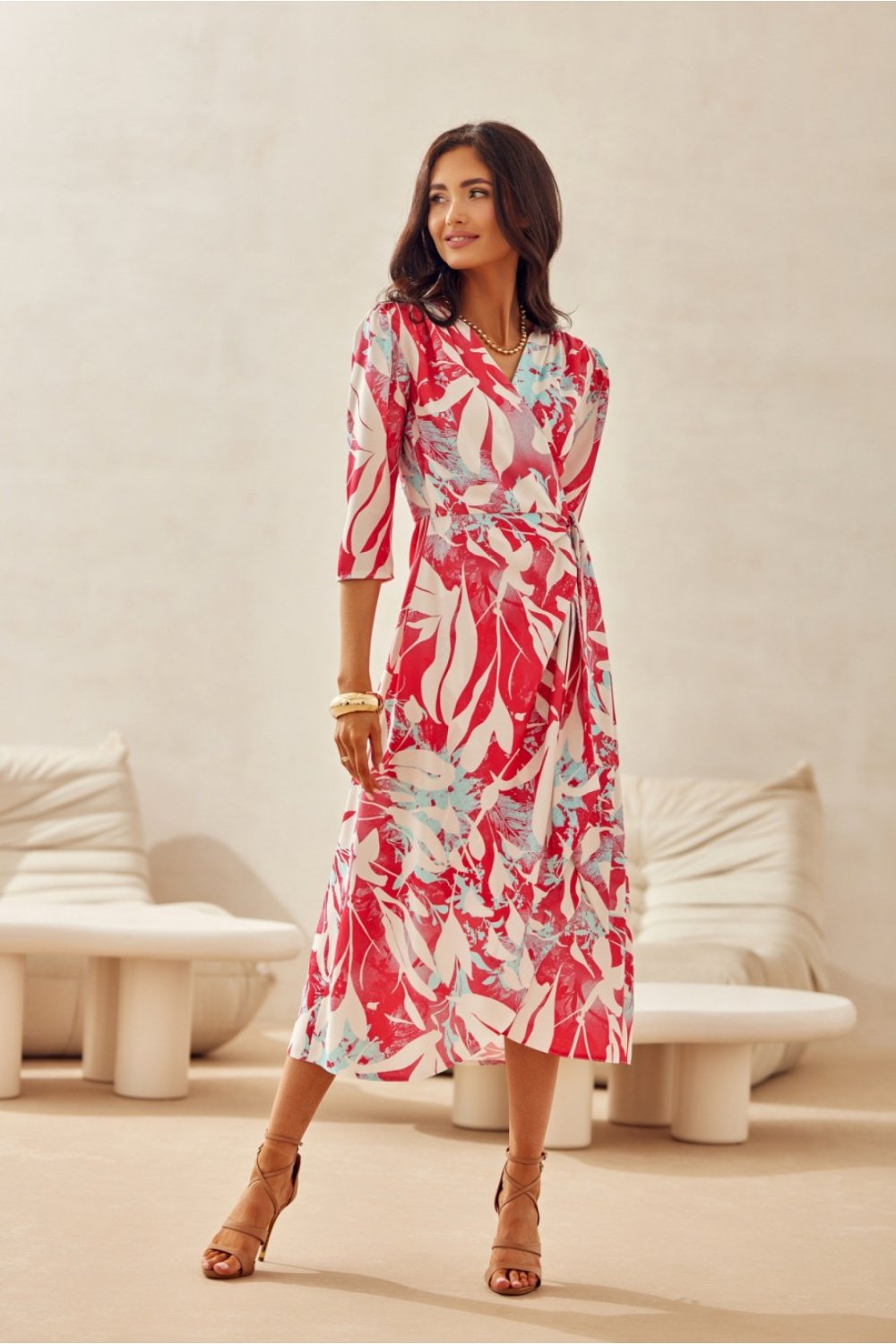Image of Robe de jour multicouleur