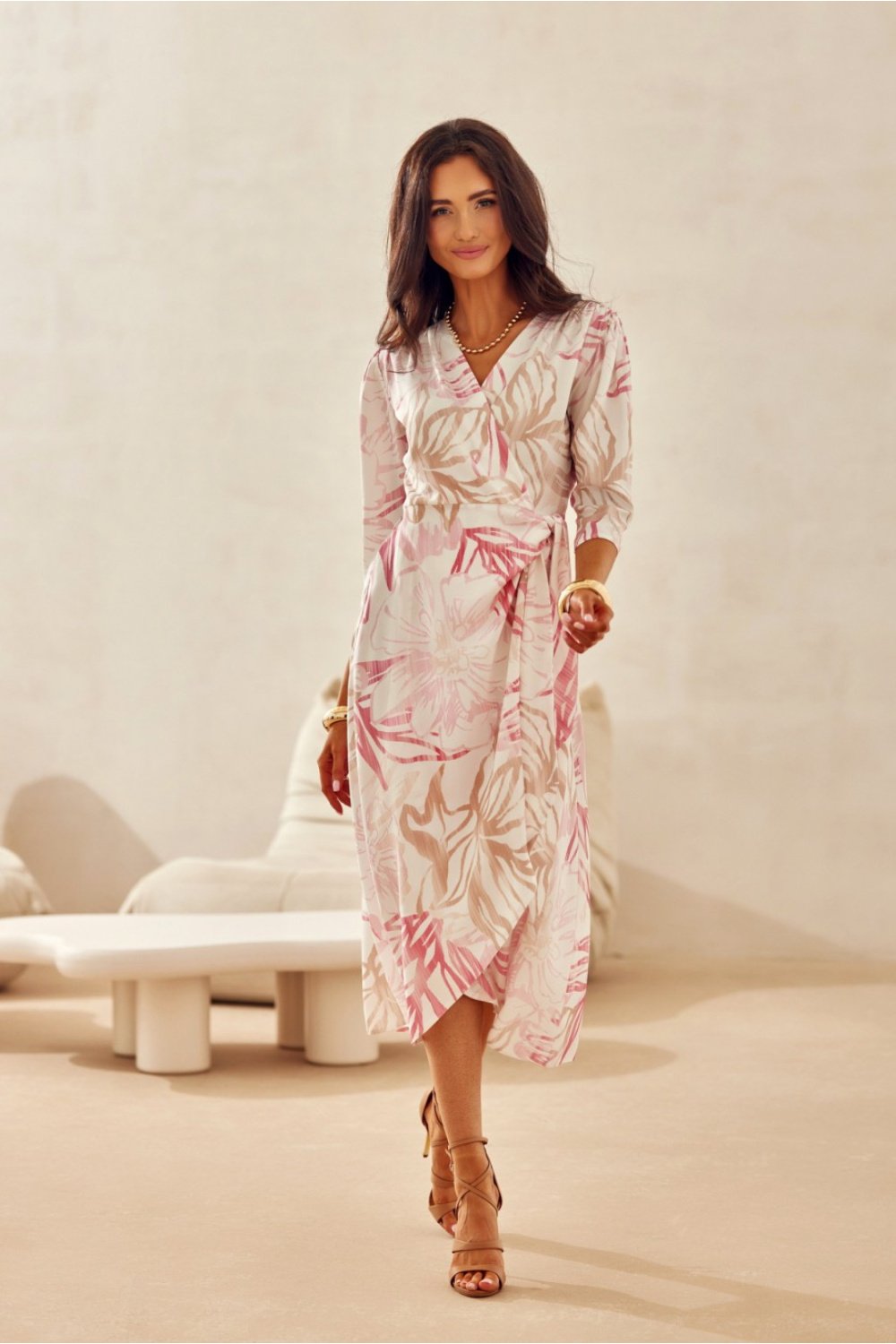 Image of Robe de jour multicouleur