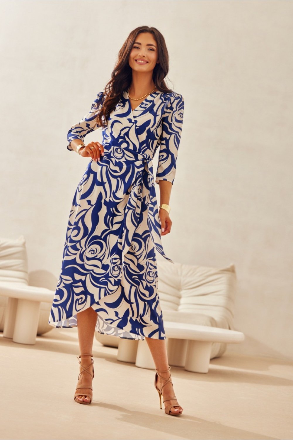 Image of Robe de jour multicouleur