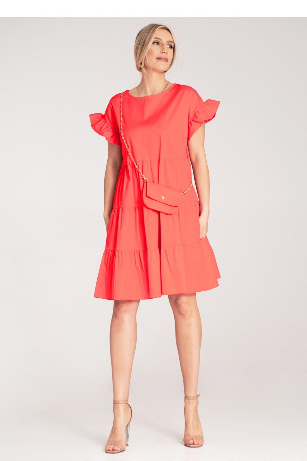 Image of Robe de jour rouge
