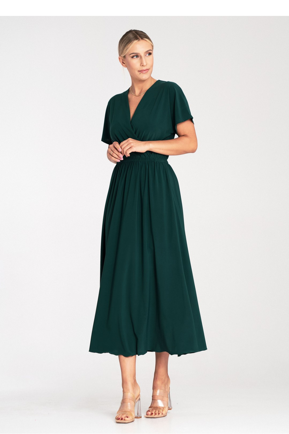 Image of Robe de jour verte