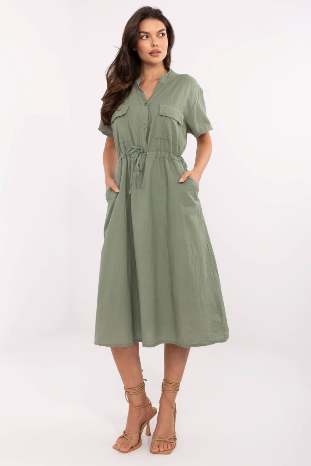 Image of Robe de jour verte