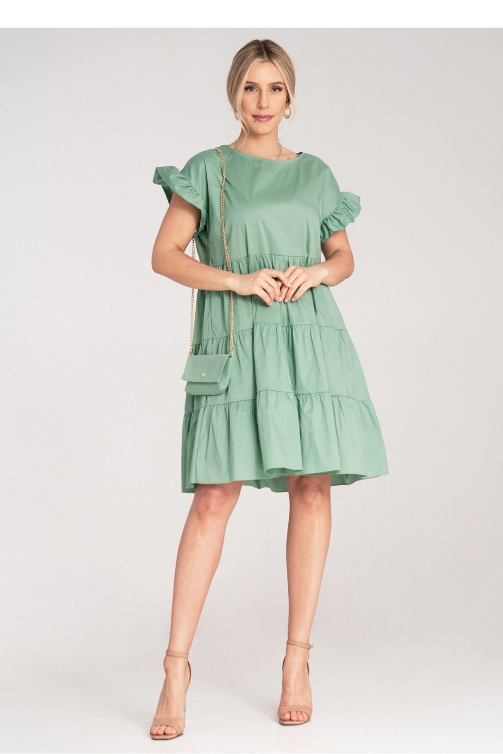 Image of Robe de jour verte
