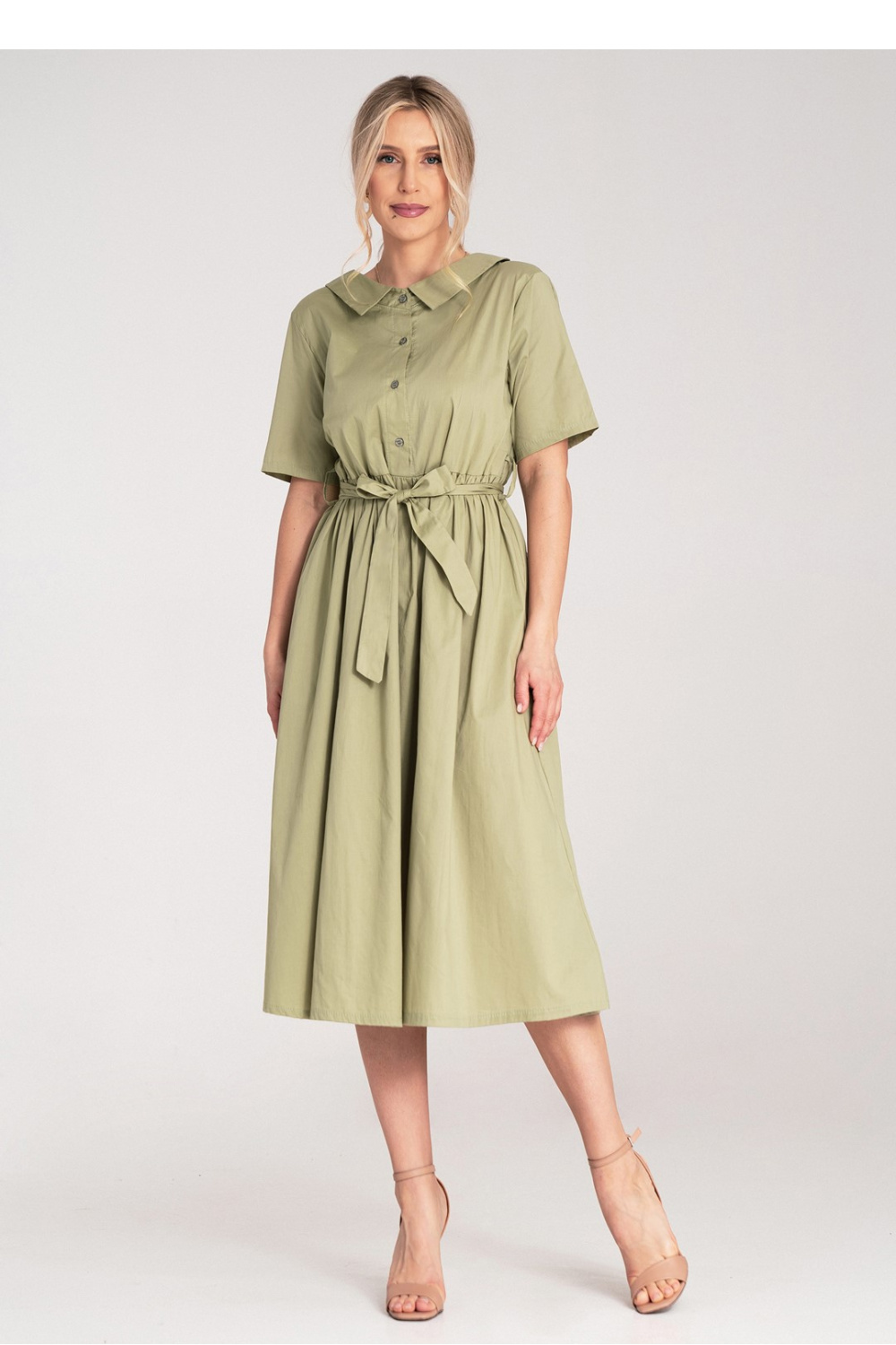 Image of Robe de jour verte